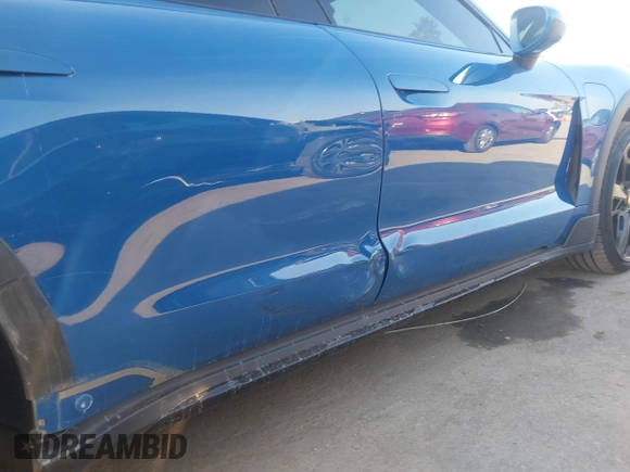 2024 Porsche Taycan 4 with VIN WP0BA2Y15RSA60181, listed as a IAAI auction lot 41158701 with 10,625 mi miles and . Bid and sale history available at DreamBid. Image 6.