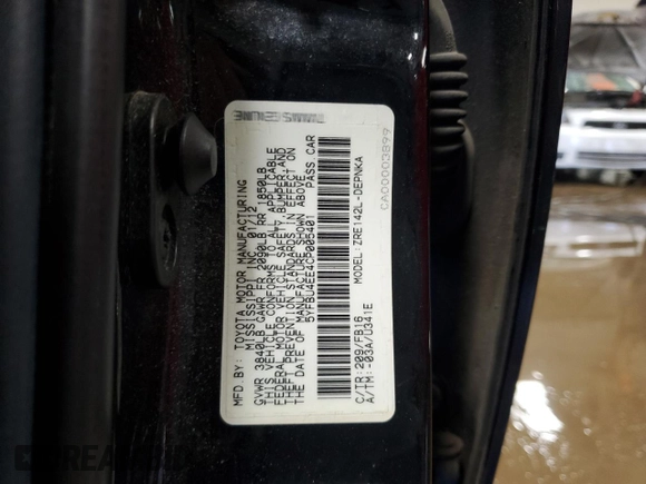 2012 Toyota Corolla L with VIN 5YFBU4EE4CP005401, listed as a Copart auction lot 49046575 with 98,656 mi miles and Salvage Title. Bid and sale history available at carsss.com. Image 12.