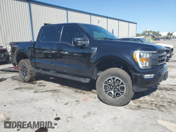 2021 Ford F-150 XL with VIN 1FTFW1E58MFC20671, listed as a Copart auction lot 53516425 with 60,988 mi miles and Salvage Title. Bid and sale history available at carsss.com. Image 4.