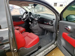 2013 FIAT 500 Lounge with VIN 3C3CFFER5DT664944, listed as a Copart auction lot 51262494 with Not provided miles and Non repairable. Bid and sale history available at DreamBid. Image 5.
