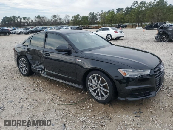 2018 Audi A6 Premium Plus with VIN WAUG3AFC9JN043198, listed as a Copart auction lot 47135845 with 61,126 mi miles and Salvage Title. Bid and sale history available at carsss.com. Image 4.