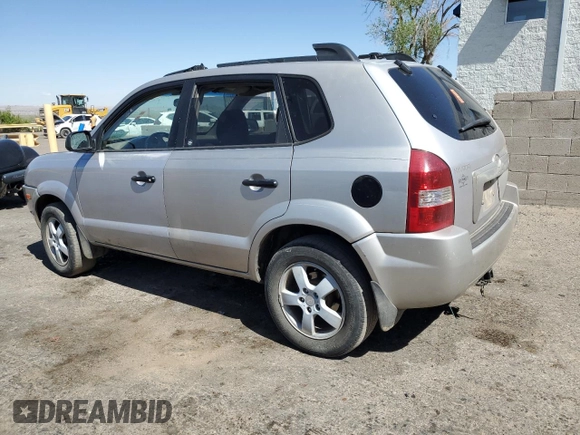 2005 Hyundai Tucson GL with VIN KM8JM12B25U241969, listed as a Copart auction lot 53461165 with 216,197 mi miles and Salvage Title. Bid and sale history available at carsss.com. Image 2.