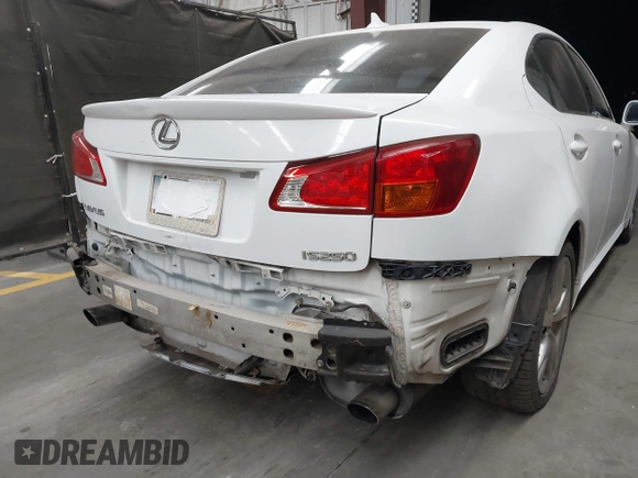 2009 Lexus IS 250 with VIN JTHBK262195091981, listed as a IAAI auction lot 42369640 with 103,456 mi miles and . Bid and sale history available at DreamBid. Image 6.