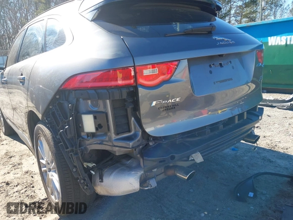 2018 Jaguar F-Pace 25t Prestige with VIN SADCK2FXXJA326749, listed as a IAAI auction lot 41292506 with 34,643 mi miles and . Bid and sale history available at DreamBid. Image 6.