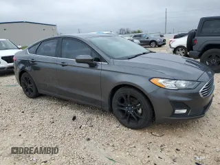2019 Ford Fusion SE with VIN 3FA6P0HD5KR280598, listed as a Copart auction lot 50935305 with 46,942 mi miles and Clean Title. Bid and sale history available at DreamBid. Image 4.