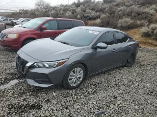 2022 Nissan Sentra S with VIN 3N1AB8BV4NY227830, listed as a Copart auction lot 47628615 with 42,299 mi miles and Salvage Title. Bid and sale history available at carsss.com. Image 1.