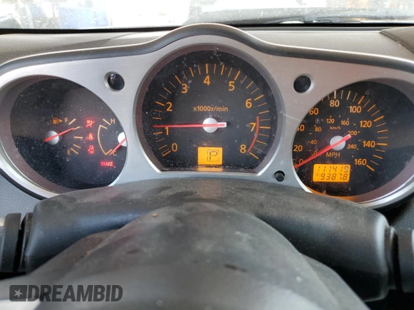 2004 Nissan 350Z Touring z VIN JN1AZ36A54T016309, wystawiony jako Copart lot #55277445 z przebiegiem 111 419 mil mil oraz Szkody całkowita. Historia ofert i sprzedaży dostępna na DreamBid. Obrazek 9.