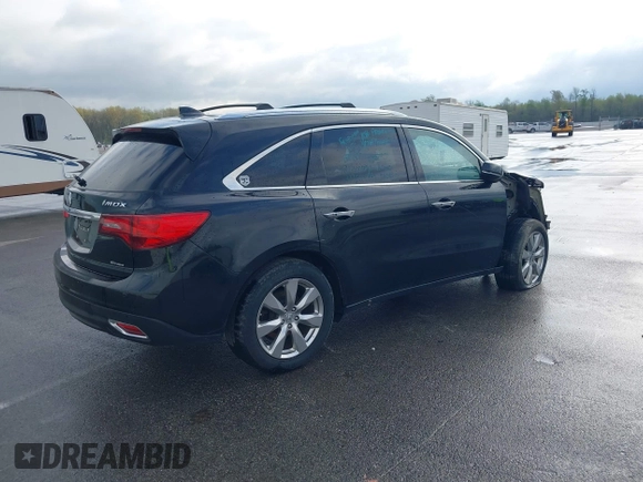 2015 Acura MDX Advance/Entertainment Pkg with VIN 5FRYD4H82FB002205, listed as a IAAI auction lot 42076335 with 167,426 mi miles. Bid and sale history available at carsss.com. Image 4.