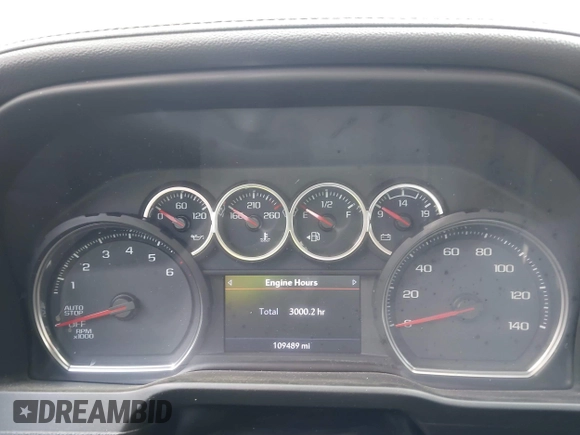 2021 Chevrolet Silverado 1500 LTZ with VIN 3GCUYGED9MG446325, listed as a IAAI auction lot 41926227 with 109,489 mi miles and . Bid and sale history available at DreamBid. Image 7.