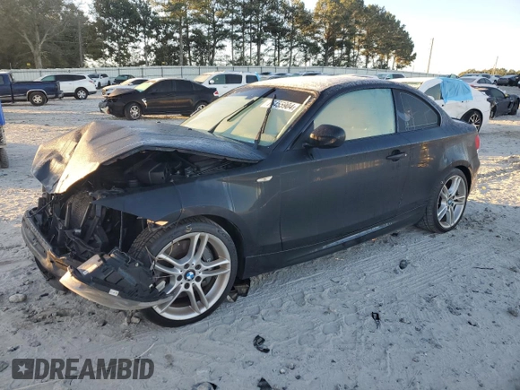 2010 BMW 1 Series 135i with VIN WBAUC7C53AVK95945, listed as a Copart auction lot 76455904 with 172,990 mi miles and Salvage title. Bid and sale history available at DreamBid. Image 1.