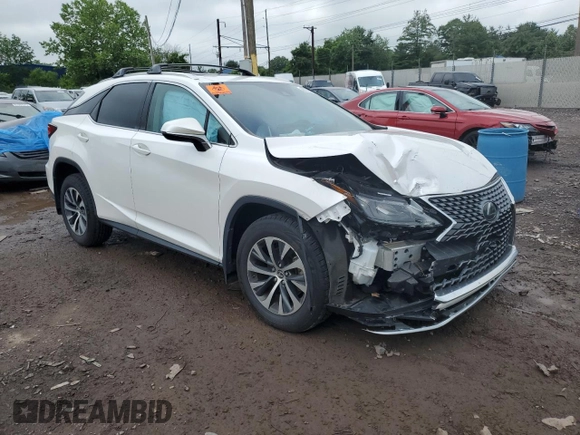 2021 Lexus RX 350 with VIN 2T2HZMDA2MC273810, listed as a Copart auction lot 60515995 with 53,769 mi miles and Salvage title. Bid and sale history available at DreamBid. Image 4.