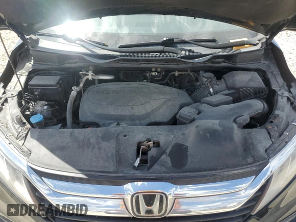 2018 Honda Odyssey EX-L with VIN 5FNRL6H77JB009851, listed as a Copart auction lot 52203155 with 127,575 mi miles and Salvage Title. Bid and sale history available at carsss.com. Image 11.