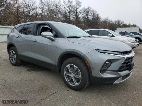 2024 Chevrolet Blazer LT with VIN 3GNKBHR40RS157242, listed as a Copart auction lot 50134195 with 7,253 mi miles and Salvage Title. Bid and sale history available at carsss.com. Image 4.