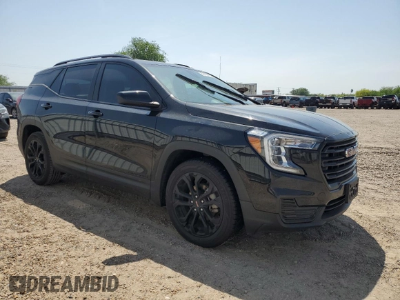2022 GMC Terrain SLE z VIN 3GKALMEV1NL267718, wystawiony jako Copart lot #51453475 z przebiegiem Nie podano mil oraz Szkoda całkowita • Salvage title. Historia ofert i sprzedaży dostępna na DreamBid. Obrazek 4.