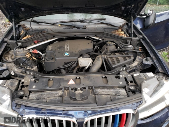 2016 BMW X4 xDrive28i with VIN 5UXXW3C50G0R22203, listed as a Copart auction lot 58575493 with 106,956 mi miles. Bid and sale history available at carsss.com. Image 13.