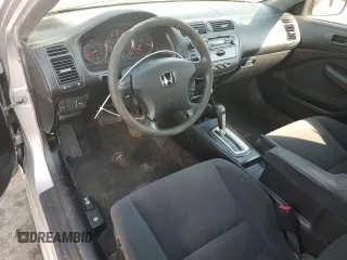 2004 Honda Civic LX with VIN 1HGEM22554L004730, listed as a Copart auction lot 48778575 with 253,548 mi miles and Salvage Title. Bid and sale history available at DreamBid. Image 8.