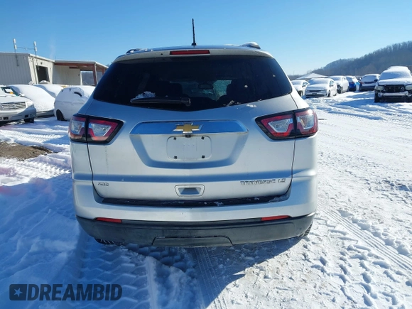 2013 Chevrolet Traverse LS with VIN 1GNKVFKD1DJ104162, listed as a IAAI auction lot 41299219 with 134,870 mi miles and . Bid and sale history available at DreamBid. Image 16.