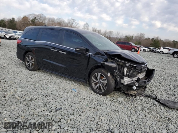2024 Honda Odyssey Touring with VIN 5FNRL6H81RB027363, listed as a Copart auction lot 49945945 with Not Provided miles and Salvage Title. Bid and sale history available at carsss.com. Image 4.