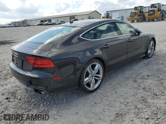 2013 Audi S7 with VIN WAUW2BFC1DN153798, listed as a Copart auction lot 49264295 with 81,579 mi miles and Salvage Title. Bid and sale history available at carsss.com. Image 3.