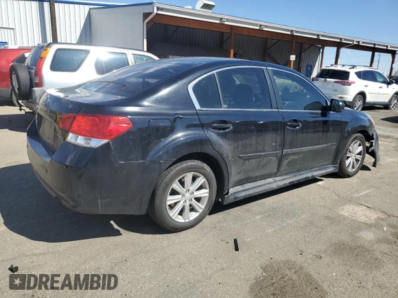 2012 Subaru Legacy Premium with VIN 4S3BMBC66C3026839, listed as a Copart auction lot 49735345 with 133,567 mi miles and Salvage title. Bid and sale history available at DreamBid. Image 3.
