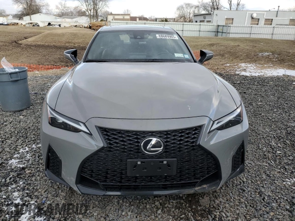 2024 Lexus IS with VIN JTHBZ1E22R5034602, listed as a Copart auction lot 88689965 with 0 mi miles and Salvage Title. Bid and sale history available at carsss.com. Image 5.