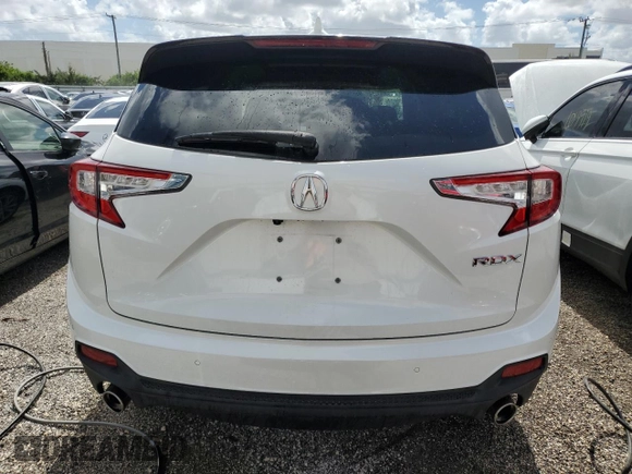2020 Acura RDX w/Technology Pkg with VIN 5J8TC1H51LL010616, listed as a Copart auction lot 59505954 with 28,268 mi miles and Salvage Title. Bid and sale history available at carsss.com. Image 6.