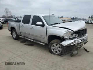 2013 GMC Sierra 1500 SLT with VIN 3GTP2WE75DG275821, listed as a Copart auction lot 43206415 with 141,117 mi miles and Salvage title. Bid and sale history available at DreamBid. Image 4.