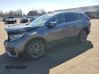 2021 Honda CR-V EX-L with VIN 2HKRW2H87MH621904, listed as a Copart auction lot 50693445 with 46,111 mi miles and Salvage Title. Bid and sale history available at carsss.com. Image 1.