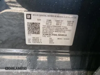 2020 Chevrolet Blazer LT с VIN 3GNKBCRS4LS658918, выставлен на аукционе Copart как лот 51866985 с пробегом 27 714 миль миль и Списание • Salvage title. История ставок и продаж доступна на DreamBid. Изображение 13.