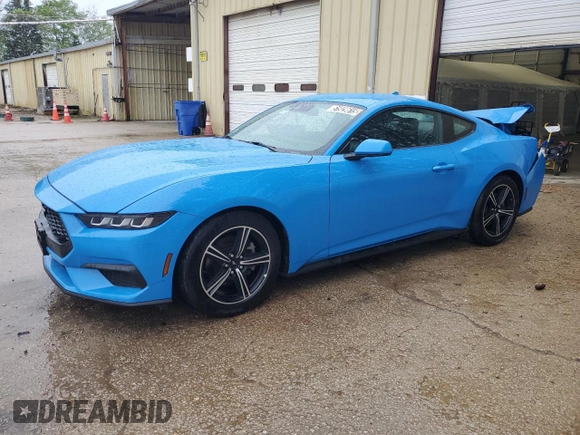 2024 Ford Mustang EcoBoost with VIN 1FA6P8TH0R5130338, listed as a Copart auction lot 51929615 with 24,830 mi miles and Clean Title. Bid and sale history available at DreamBid. Image 1.