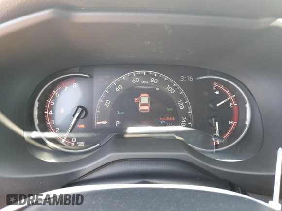 2025 Toyota RAV4 XLE Premium with VIN 2T3C1RFV0SC315866, listed as a Copart auction lot 56306135 with 1,777 mi miles and Salvage title. Bid and sale history available at DreamBid. Image 9.