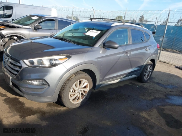 2017 Hyundai Tucson SE Plus with VIN KM8J33A40HU329666, listed as a IAAI auction lot 42084886 with 144,785 mi miles. Bid and sale history available at carsss.com. Image 17.