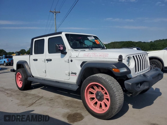 2020 Jeep Gladiator Sport S с VIN 1C6HJTAG8LL121995, выставлен на аукционе Copart как лот 57208555 с пробегом 118 545 миль миль и Чистый • Clean title. История ставок и продаж доступна на DreamBid. Изображение 4.