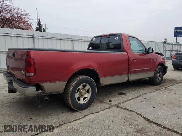 2002 Ford F-150 XL with VIN 1FTRF17W72KA58135, listed as a Copart auction lot 85651364 with 290,703 mi miles and Clean Title. Bid and sale history available at carsss.com. Image 3.