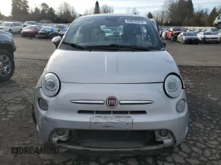 2014 FIAT 500e with VIN 3C3CFFGE2ET266859, listed as a Copart auction lot 44076375 with 78,745 mi miles and Salvage Title. Bid and sale history available at carsss.com. Image 5.