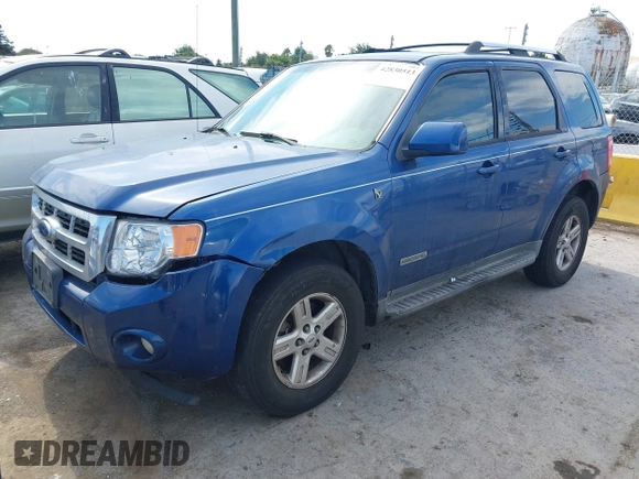 2008 Ford Escape Hybrid with VIN 1FMCU49H08KA30483, listed as a IAAI auction lot 42830513 with 270,740 mi miles and . Bid and sale history available at DreamBid. Image 2.