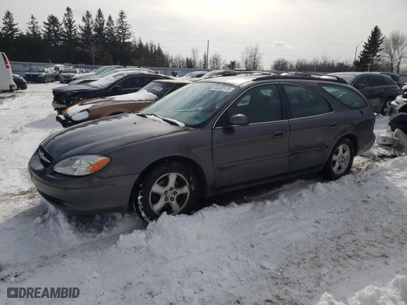 2003 Ford Taurus SE Standard with VIN 1FAFP58UX3G115054, listed as a Copart auction lot 44332175 with 213,488 mi miles and Clean Title. Bid and sale history available at carsss.com. Image 1.