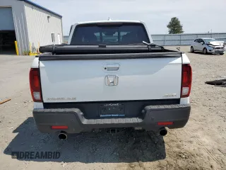 2021 Honda Ridgeline RTL-E with VIN 5FPYK3F79MB019714, listed as a Copart auction lot 62200195 with 35,842 mi miles and Salvage title. Bid and sale history available at DreamBid. Image 6.