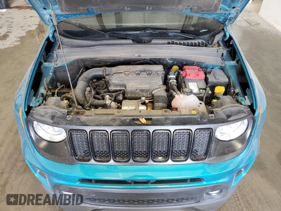 2022 Jeep Renegade Altitude z VIN ZACNJDE1XNPN73059, wystawiony jako Copart lot #56214685 z przebiegiem 56 666 mil mil oraz Szkoda całkowita • Salvage title. Historia ofert i sprzedaży dostępna na DreamBid. Obrazek 12.