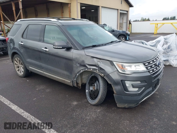 2016 Ford Explorer Limited with VIN 1FM5K7F87GGC25292, listed as a IAAI auction lot 41966819 with 159,438 mi miles and . Bid and sale history available at DreamBid. Image 1.