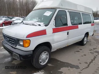 2007 Ford Econoline Cargo Commercial with VIN 1FTNS24WX7DB24757, listed as a IAAI auction lot 41511735 with 205,833 mi miles and . Bid and sale history available at DreamBid. Image 2.