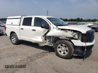 2017 Nissan Titan S with VIN 1N6AA1EJ2HN554628, listed as a Copart auction lot 60963515 with 137,574 mi miles and Salvage title. Bid and sale history available at DreamBid. Image 4.