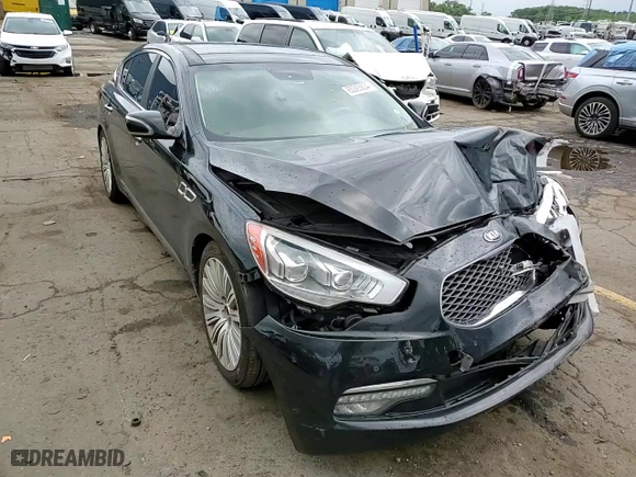 2015 Kia K900 Premium with VIN KNALU4D49F6026041, listed as a Copart auction lot 65393834 with 152,851 mi miles and Salvage Title. Bid and sale history available at carsss.com. Image 11.