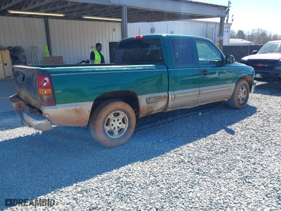1999 Chevrolet Silverado 1500 LS with VIN 2GCEC19V7X1168265, listed as a IAAI auction lot 41678567 with 1 mi miles. Bid and sale history available at carsss.com. Image 4.