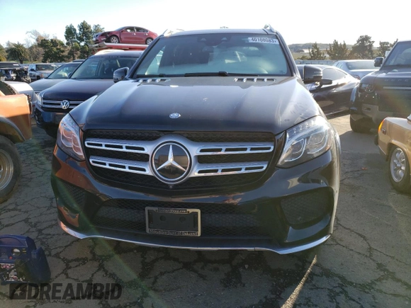 2017 Mercedes-Benz GLS with VIN 4JGDF7DE7HA910812, listed as a Copart auction lot 40108083 with 72,243 mi miles. Bid and sale history available at carsss.com. Image 5.