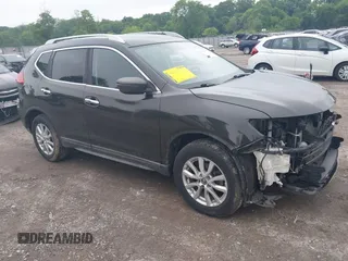 2017 Nissan Rogue SV with VIN KNMAT2MV1HP586899, listed as a IAAI auction lot 42369753 with 108,445 mi miles and . Bid and sale history available at DreamBid. Image 1.
