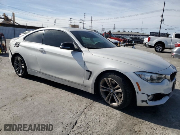 2015 BMW 4 Series 428i with VIN WBA3N3C53FK234442, listed as a Copart auction lot 46535395 with 100,351 mi miles and Salvage Title. Bid and sale history available at DreamBid. Image 4.