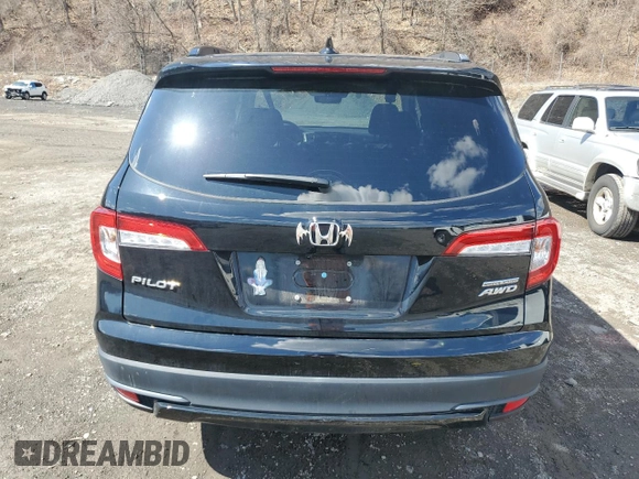 2022 Honda Pilot Special Edition with VIN 5FNYF6H28NB036294, listed as a Copart auction lot 48388105 with 37,970 mi miles and Salvage Title. Bid and sale history available at carsss.com. Image 6.