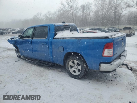 2021 Ram 1500 Big Horn z VIN 1C6SRFMTXMN617332, wystawiony jako Copart lot #46398695 z przebiegiem 42 656 mil mil oraz Szkoda całkowita • Salvage title. Historia ofert i sprzedaży dostępna na DreamBid. Obrazek 2.