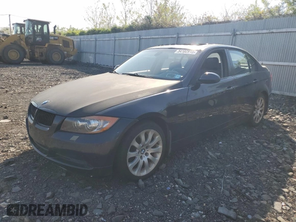 2007 BMW 3 Series 328xi with VIN WBAVC73597KP30532, listed as a Copart auction lot 54102915 with 143,583 mi miles and Clean title. Bid and sale history available at DreamBid. Image 1.